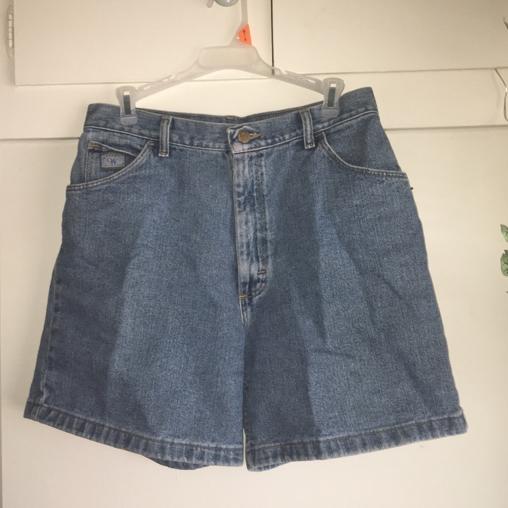 High Waisted Wrangler Shorts